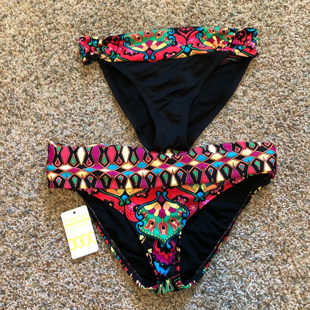 Swim systems bikini bottoms NWT and LN Small
